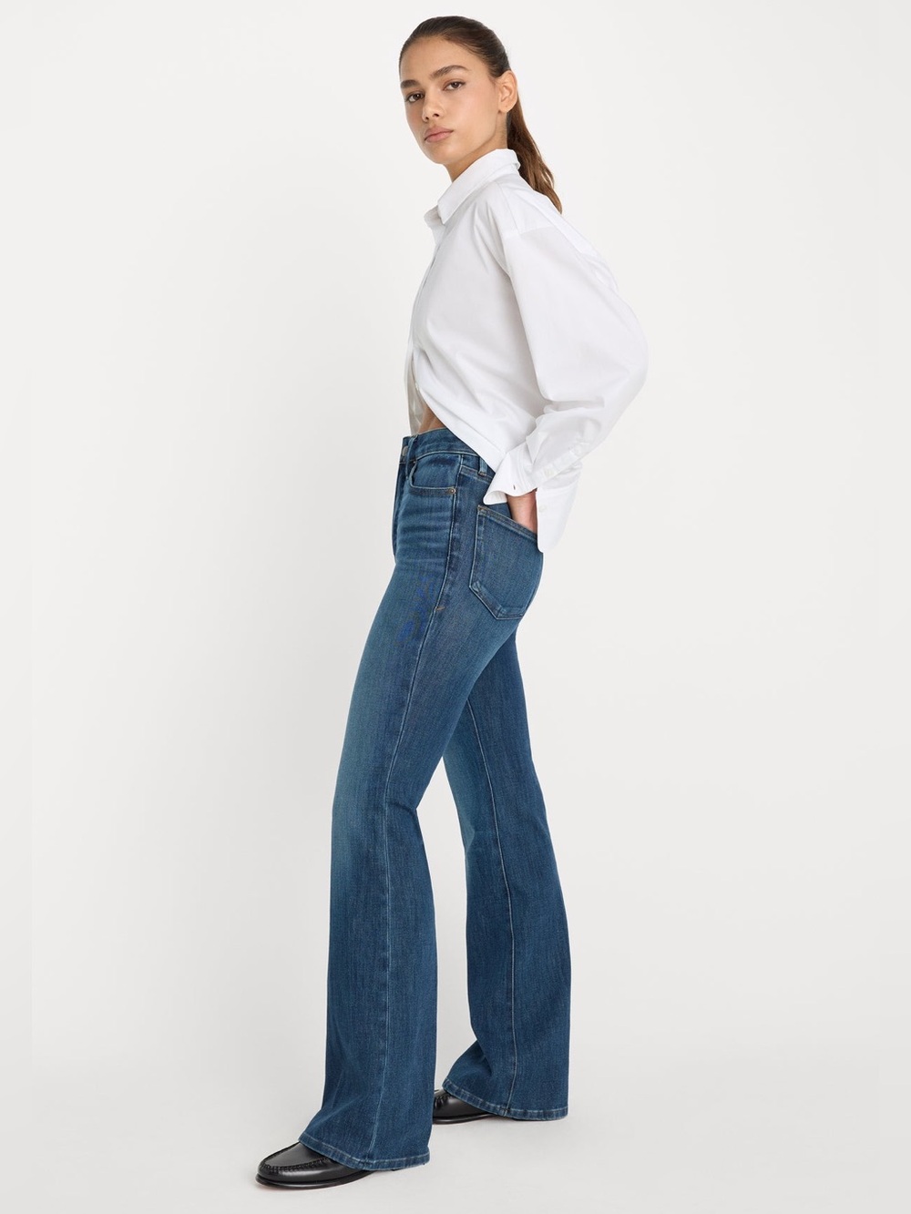 Good American classic bootcut jeans